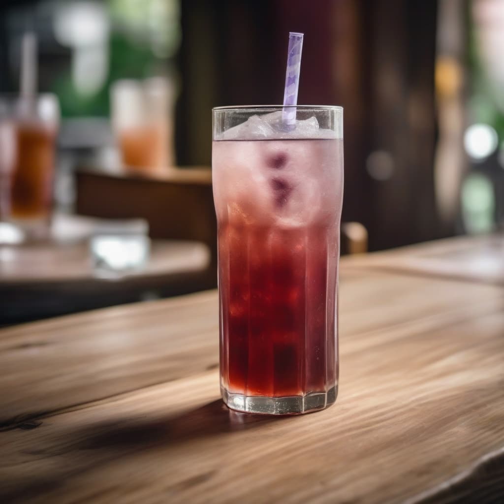 Soda with Salted Plum and Ice