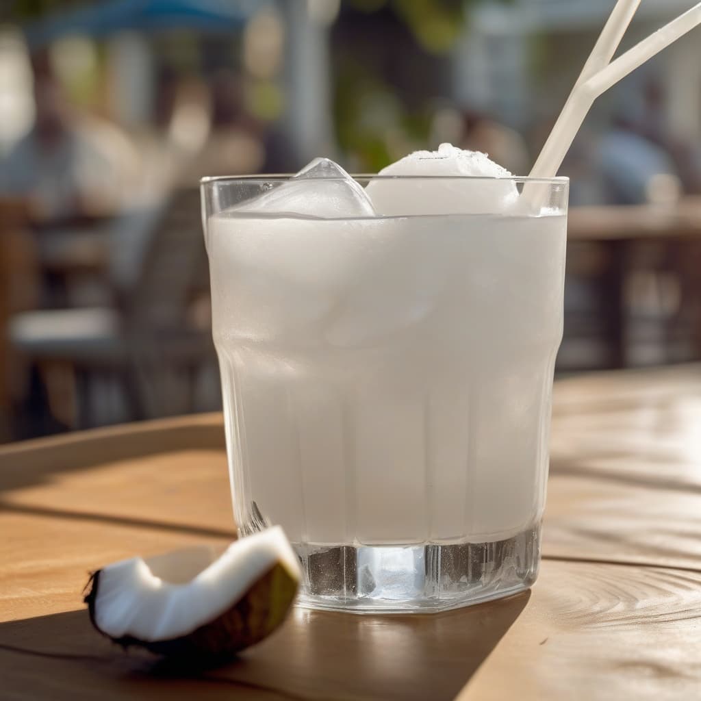 Fresh Coconut with Ice