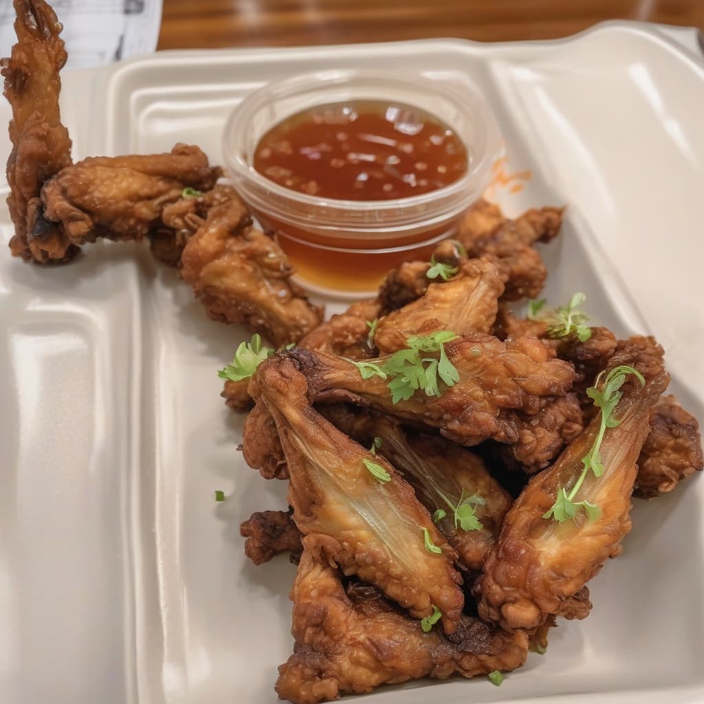 Deep-Fried Chicken Wings