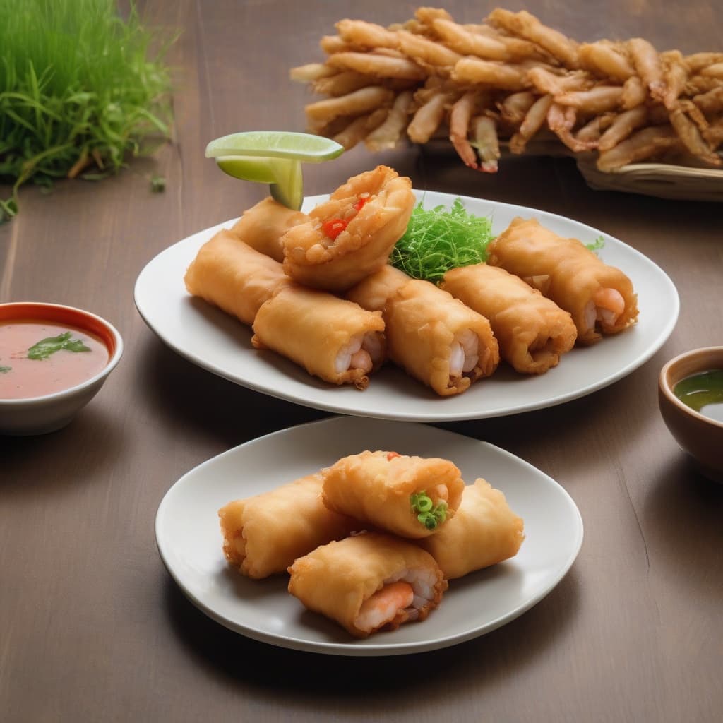 Deep-Fried Shrimp Rolls