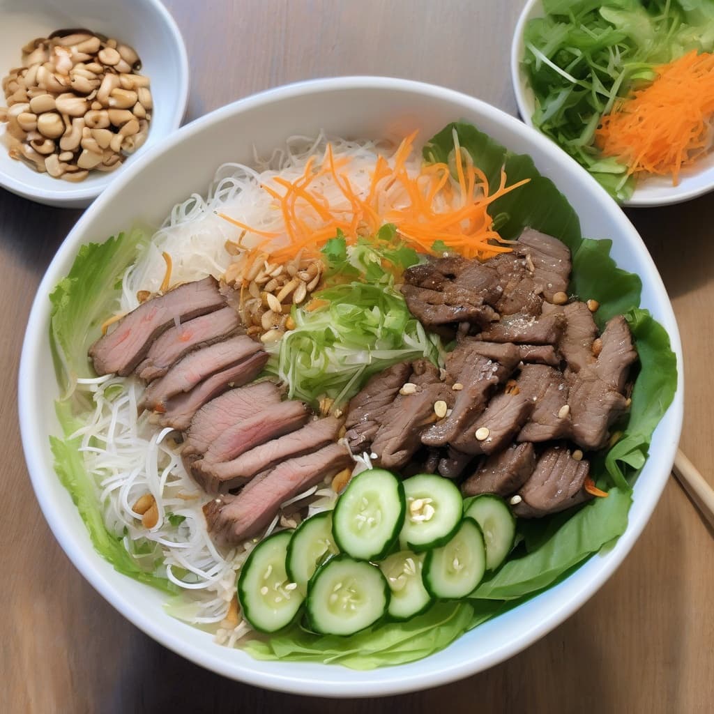 Grilled Lemongrass Beef with Vermicelli