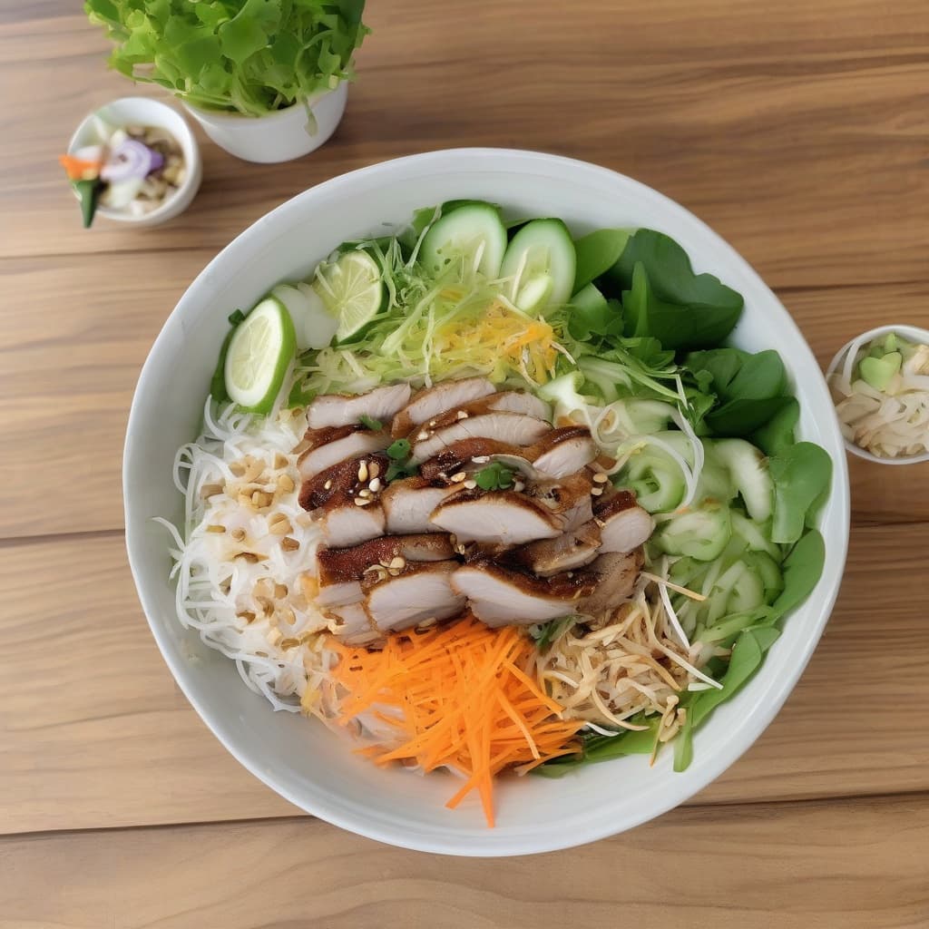 Grilled Lemongrass Pork with Vermicelli